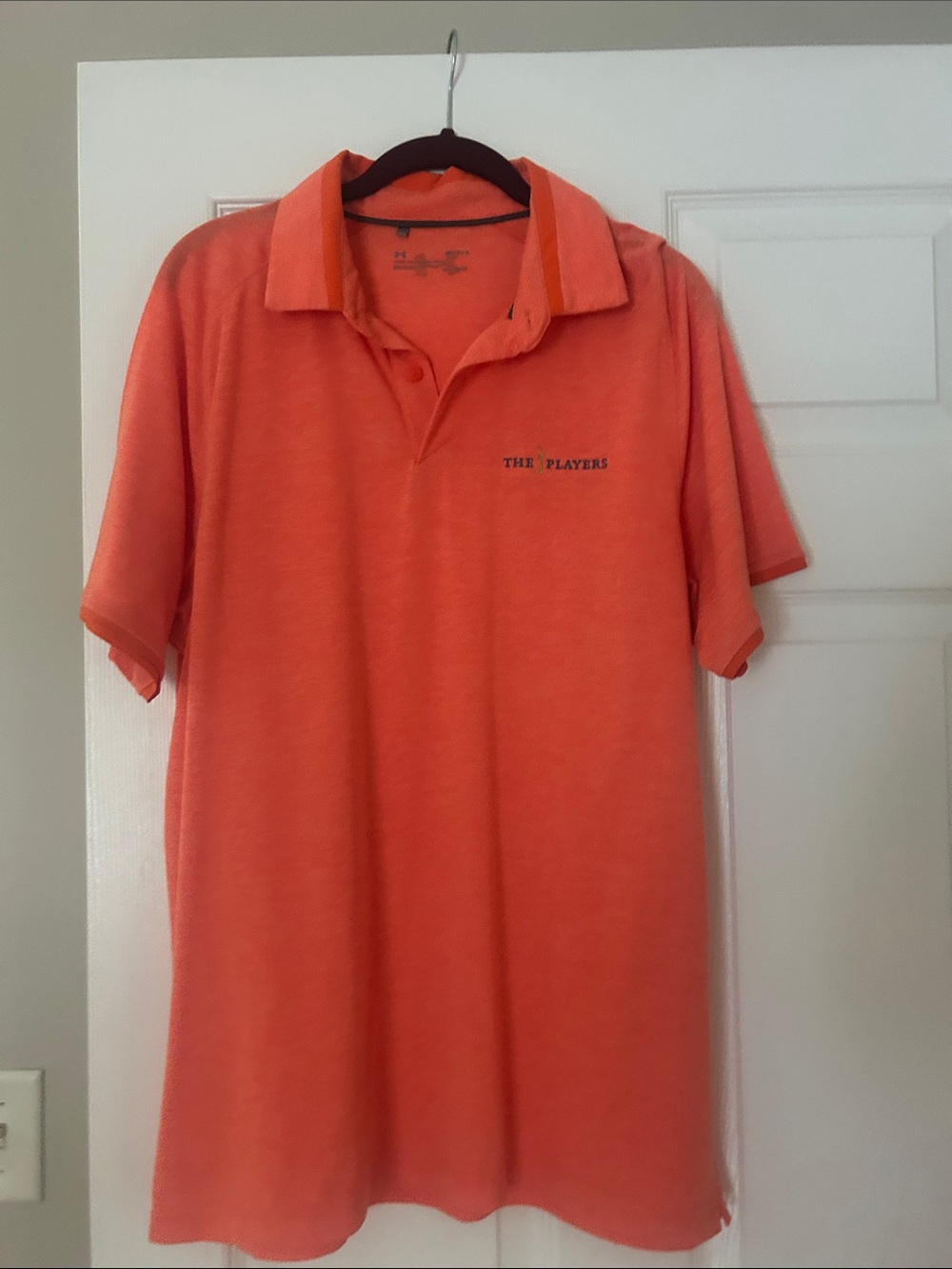 The Players Under Armour Orange Polo Shirt - Men